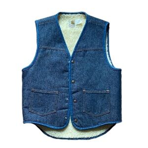 Carhartt Blue Denim Vest